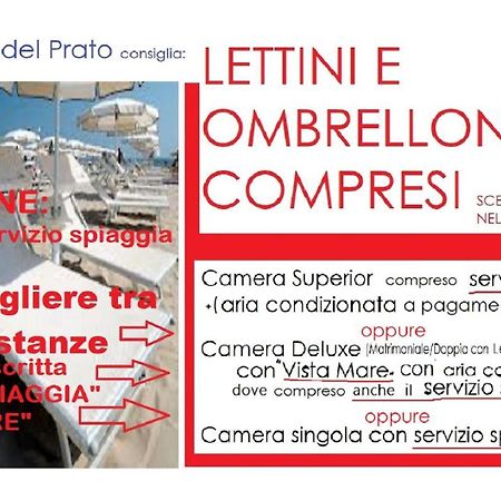 Hotel Villa del Prato cucina romagnola e possibilità Pacchetto Spiaggia Bellariva Di Rimini Extérieur photo