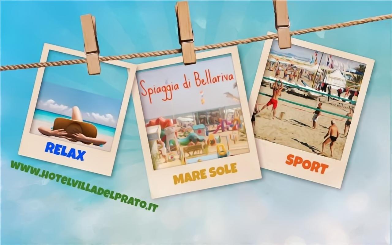 Hotel Villa del Prato cucina romagnola e possibilità Pacchetto Spiaggia Bellariva Di Rimini Extérieur photo